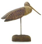 godwit Hand Carved Shore Bird Decoy