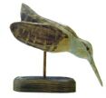 woodcock Hand Carved Shore Bird Decoy