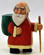 Santa wood carving 