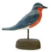 bluebird wood carving, folk art