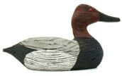 canvasback Hand Carved wood Decoy
