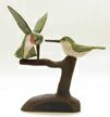 hummingbird wood carving, folk art