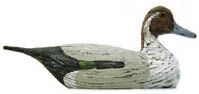 pintail Hand Carved wood Decoy