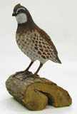 quail wood carving