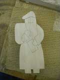 Zwart Piet - Santa wood carving
