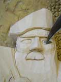 Zwart Piet - Santa wood carving