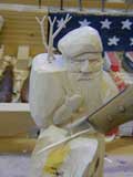 Zwart Piet - Santa wood carving