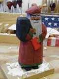 Zwart Piet - Santa wood carving