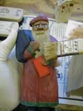 Zwart Piet - Santa wood carving