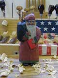 Zwart Piet - Santa wood carving